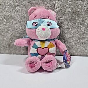 Hopeful Heart Bear Care Bears Superhero Friends 8" Plush 2017 With Tag